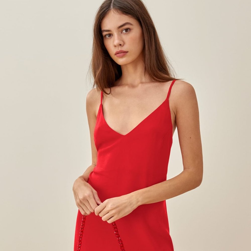 REFORMATION - Marlowe Dress (Cherry)